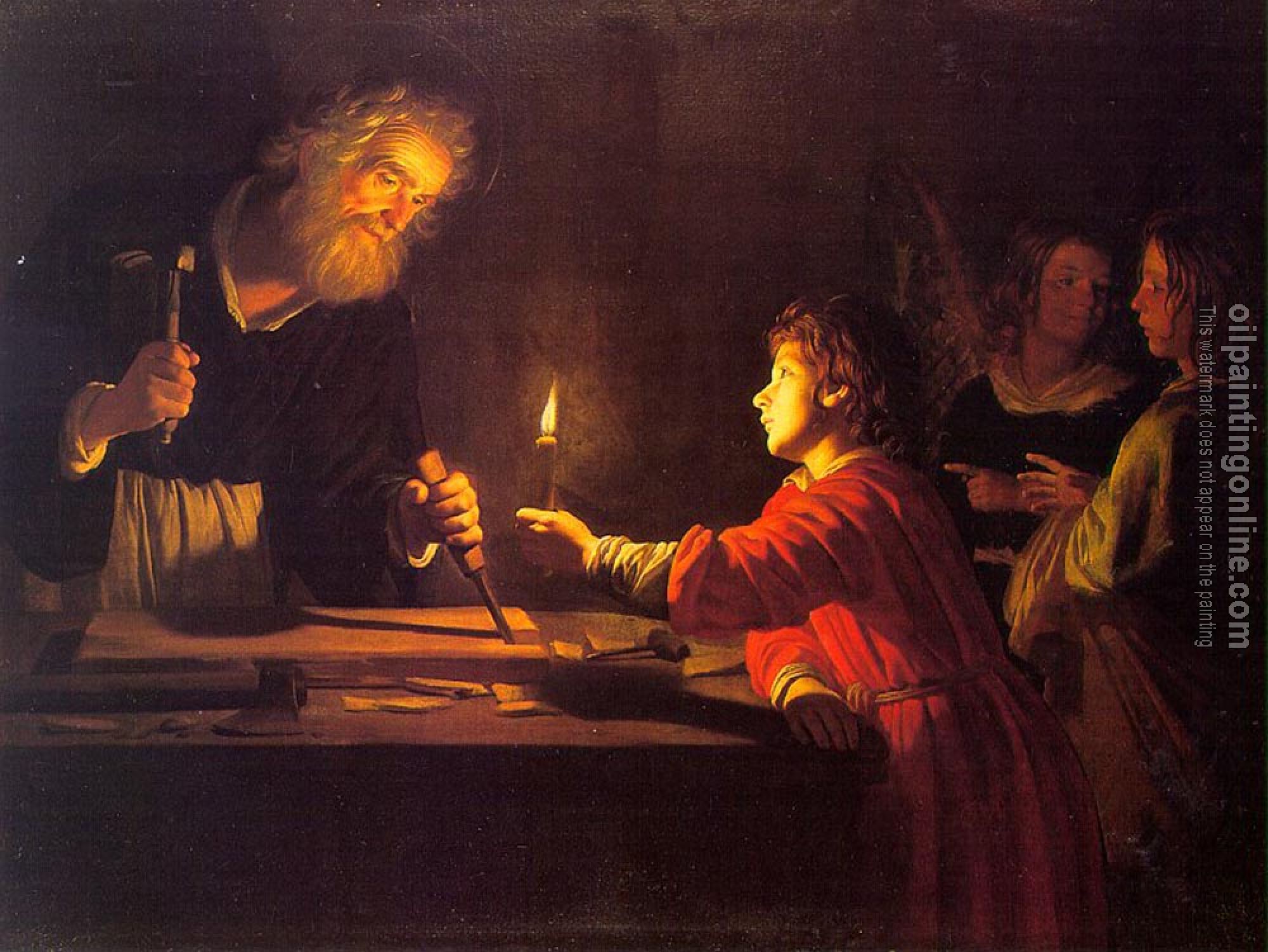 Gerrit van Honthorst - Childhood Of Christ